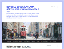 Tablet Screenshot of beyoglubocekilaclama.com
